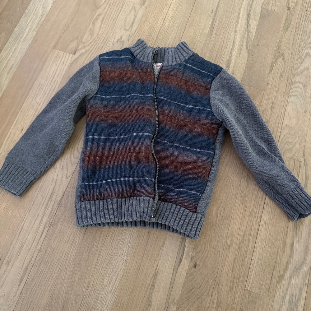 Cat & Jack Zipper Sweater 5T